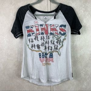The Kinks USA tour 1983 burnout tee